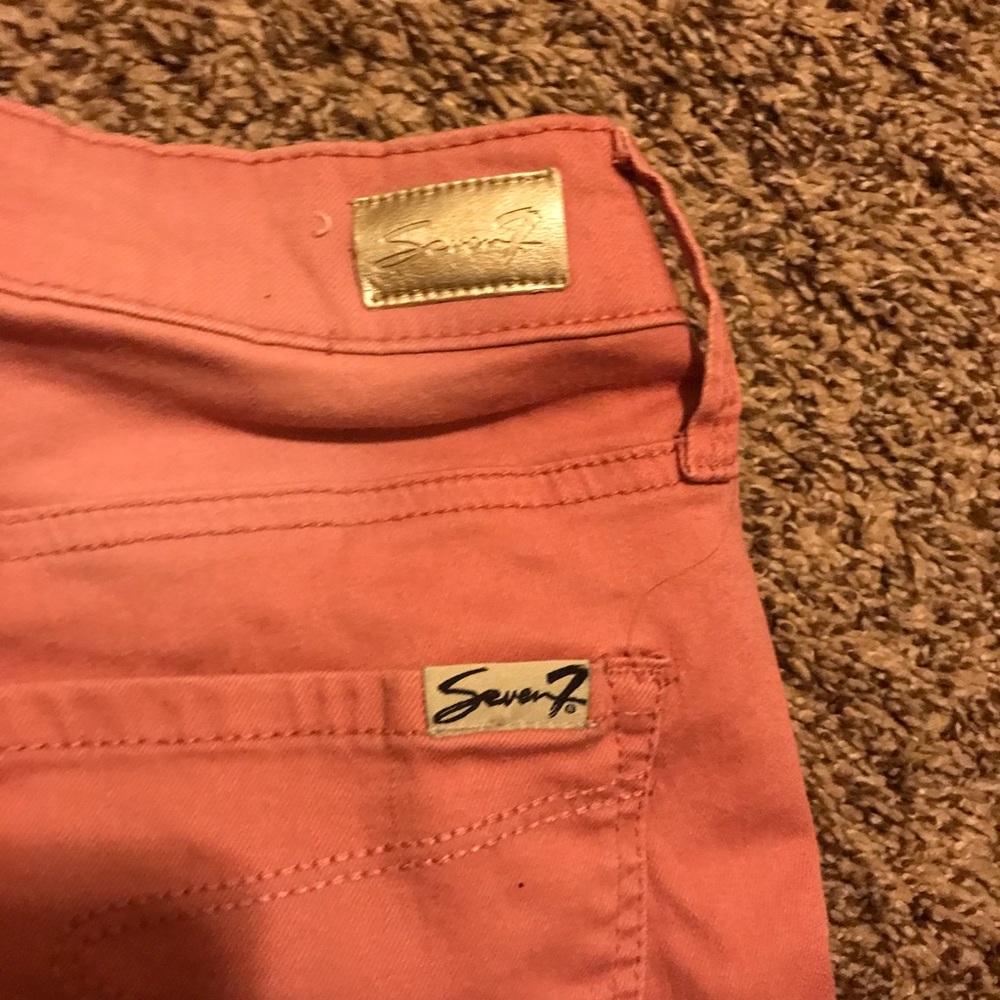 Silver pink jeans